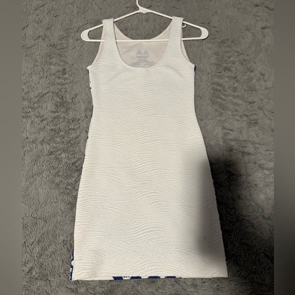 Printed High Neck Ribbed Dress - Picture 2 of 2